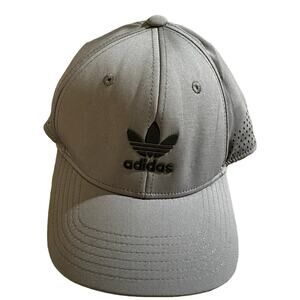 ADIDAS Beacon gray Snap Back performance hat cap